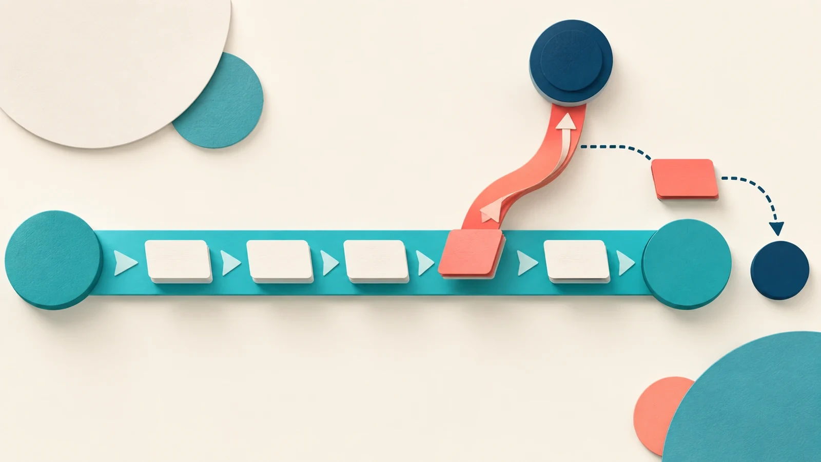 Matriz visual para decidir qué delegar y qué escalar en un sistema de contenidos